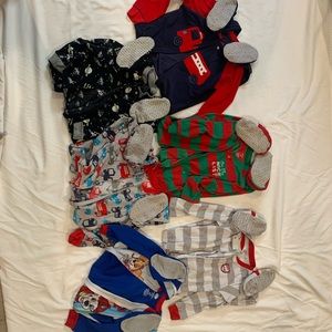 4T zipper footie pajama bundle